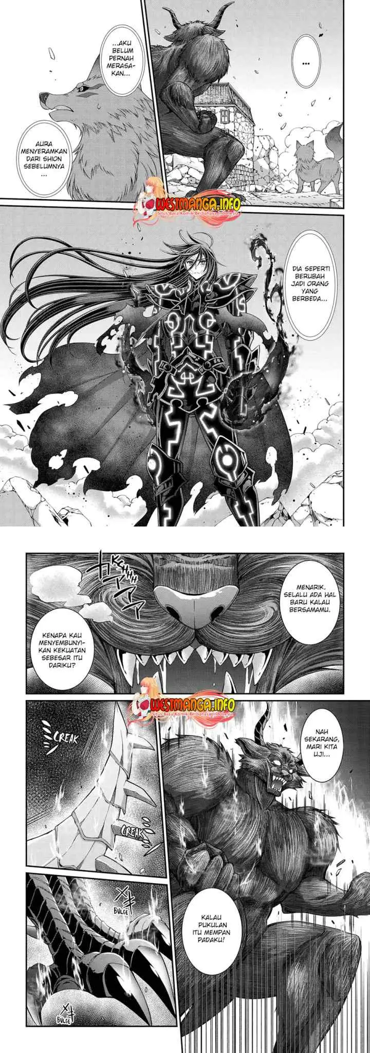 Shikkoku Tsukai no Saikyo Yusha Nakama Zen'in ni Uragira Retanode Saikyo no Mamono chapter 55 halaman 7