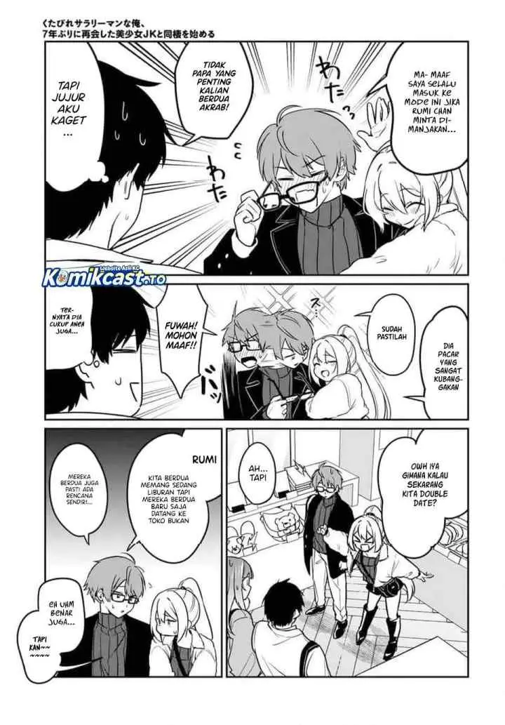Kutabire Salarymen no Ore, 7nenburi ni Saikai shita Bishoujo JK to Dosei wo Hajimaru chapter 21 halaman 7