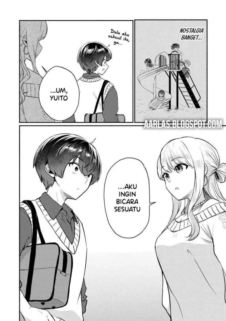 Douyara Ore wa Imadoki Gal na Toshiue Osananajimi kara Gekiomo Kanjou wo Mukerareteiru Rashii chapter 10 halaman 9