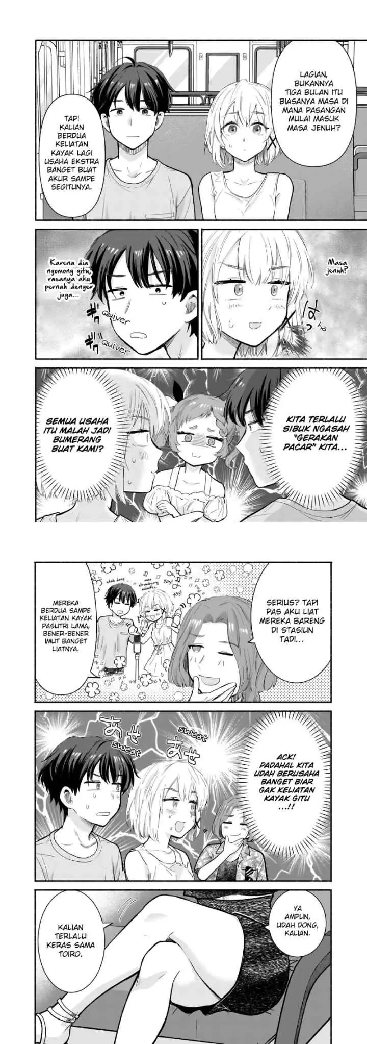 Nee, Mou Isso Tsukiacchau? Osananajimi no Bishoujo ni Tanomarete, Camo Kareshi Hajimemashita chapter 25 halaman 8