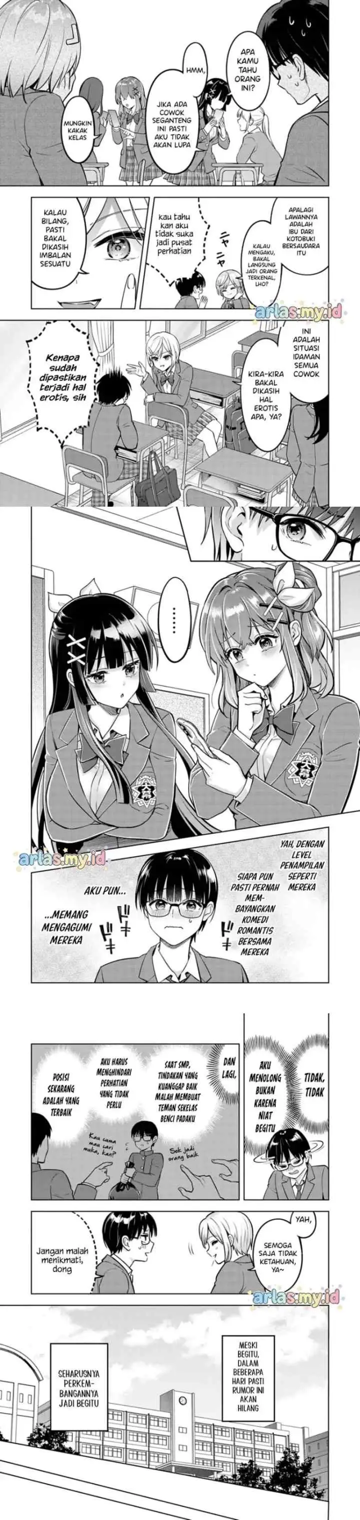 Taoreta Fujin o Sukutta Gohoubi wa, Musume no Bijin Futago to no Otsukiai Deshita chapter 1 halaman 9