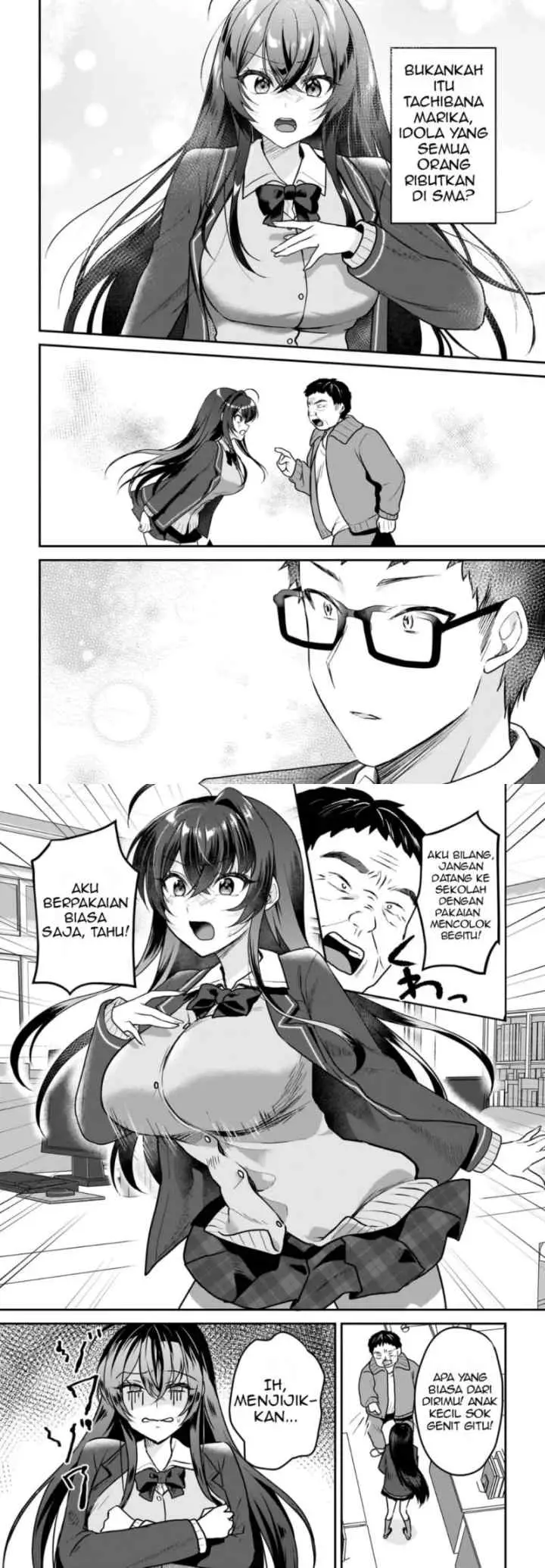 Gari Tsutomu-kun to Uraaka-san - Sanzan Osewa ni Natteiru Ero-kei Uraaka Joshi no Shoutai ga Kurasu no Idol Datta Ken chapter 1 halaman 8