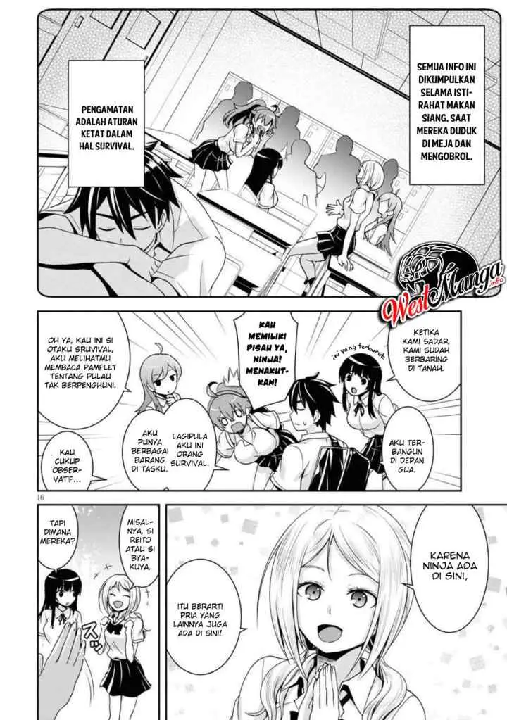 Isekai Yurutto Survival Seikatsu: Gakkou no Minna to Isekai no Mujintou ni Tenishitakedo Ore Dake Rakushou desu chapter 1.2 halaman 6