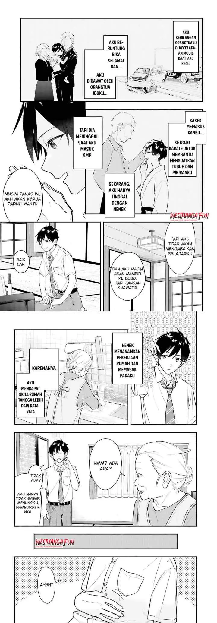 Kajidaikou no Arbeit wo Hajimetara Gakuen Ichi no Bishoujo no Kazoku ni Kiniirarechaimashita chapter 1 halaman 6