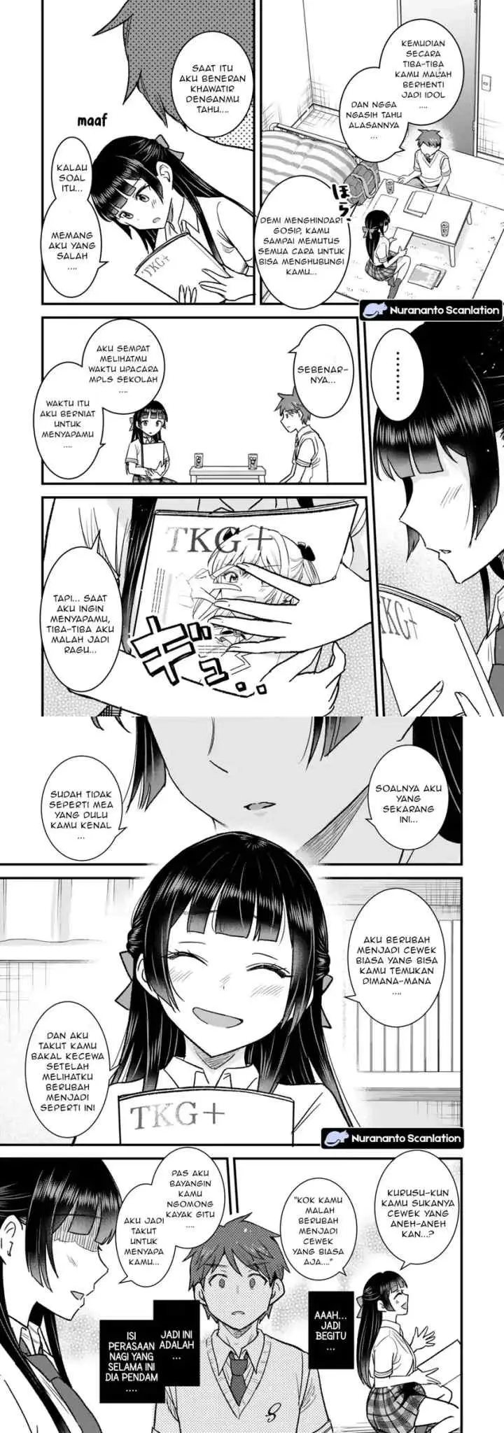 Uchi no Seiso-kei Iinchou ga Katsute Chuunibyou Idol Datta Koto wo Ore Dake ga Shitteiru chapter 9.2 halaman 6
