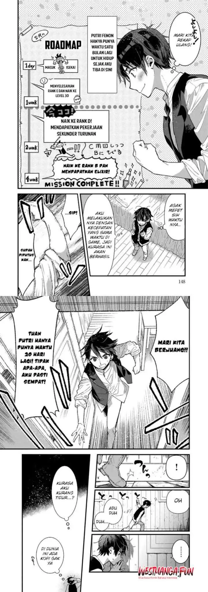 Ore, Yuusha janai desu kara. - VR Sekai no Chouten ni Kunrin Seshi Otoko. Tenseishi, Level 1 no Mushoku kara Restart suru chapter 4 halaman 17
