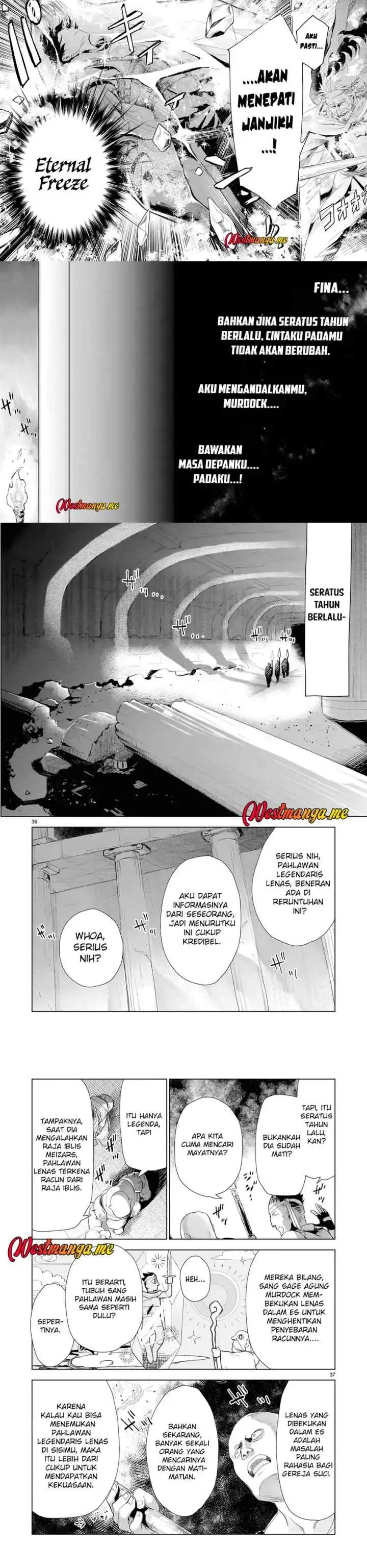 Elf Tsuma to Hajimeru Yuukyuu no Tabi ~Densetsu no Yuusha, Aisuru Elf to Tomoni 100-nen Mae ni Sukutta Sekai wo Tabisuru~ chapter 1 halaman 8