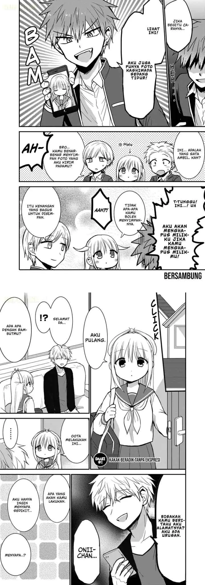 Kao ni denai Kashiwada-san to Kao ni deru Ota-kun chapter 75.5 halaman 5