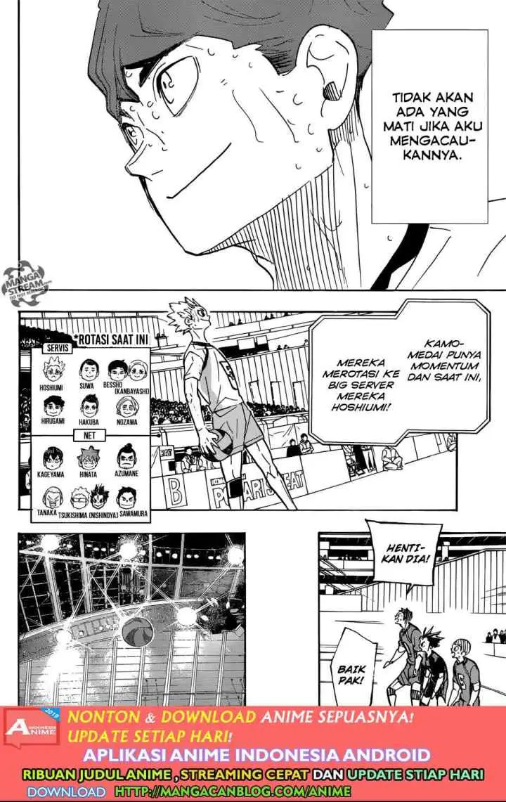 Haikyuu!! chapter 360 halaman 14