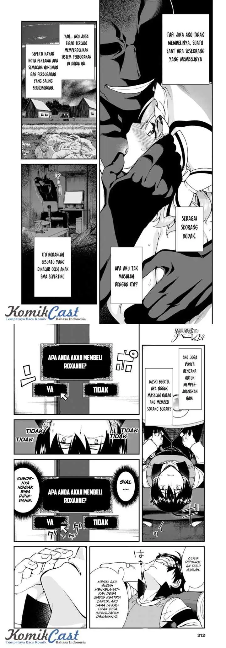 Isekai Meikyuu de Harem wo chapter 4.1 halaman 10