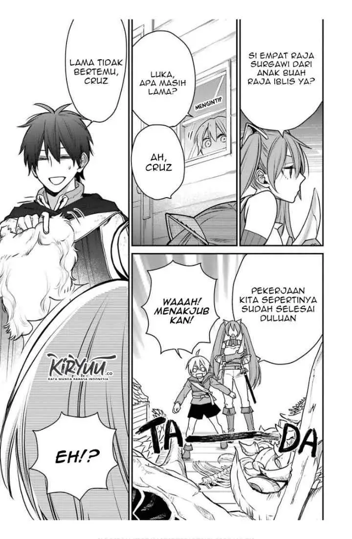 Saikyou no Madoshi. Hisa ni Ya wo Ukete Shimatta no de Inaka no Eihei ni Naru chapter 14.3 halaman 8