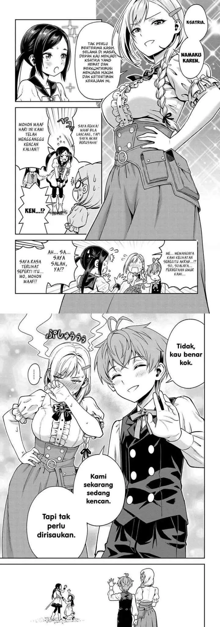 Toshiue Elite Onna Kishi Ga Boku No Mae De Dake Kawaii chapter 16.2 halaman 10