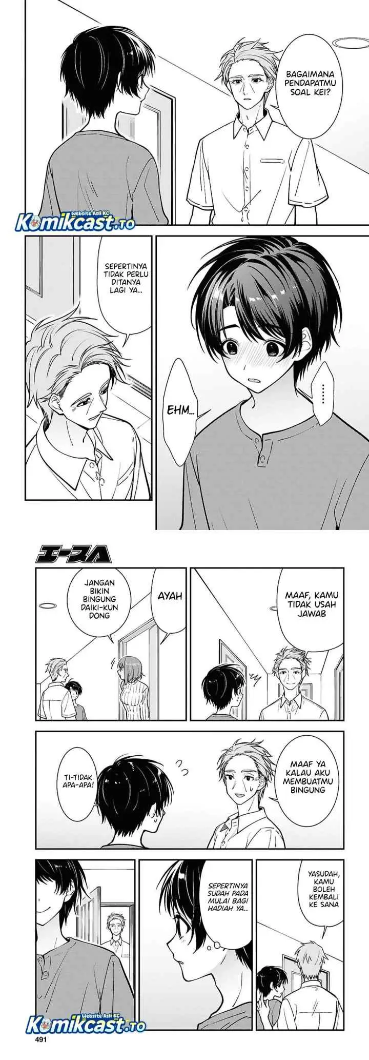 Tonari no Seki no Yankee Shimizu-san ga Kami o Kuroku Sometekita chapter 18 halaman 9