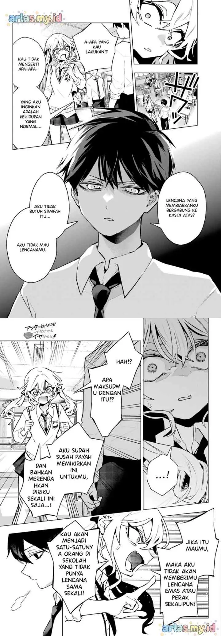 Anta to Osananajimitte dake demo Iyananoni! ~Zekkou kara Hajimaru S-kyuu Bishoujo to no Gakuen Nariagari Seikatsu~ chapter 12 halaman 5