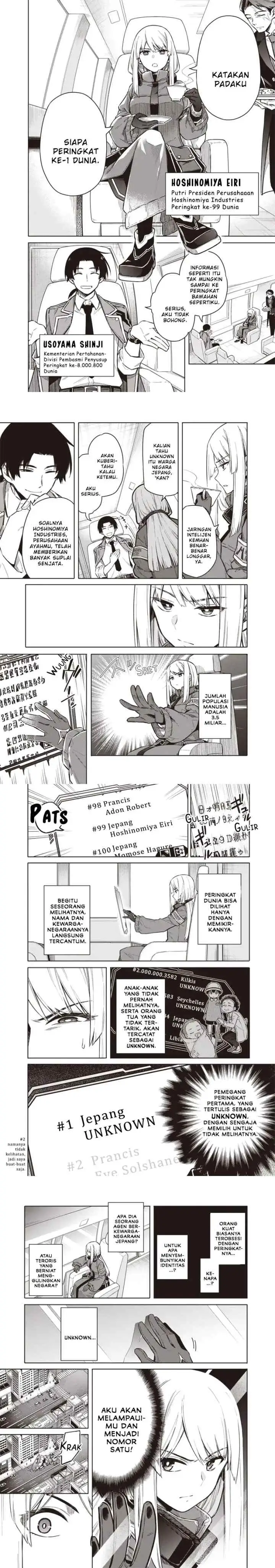 Toukyou KINOKO: Sekai Ranking 1-i no Komyu-ryoku Saijaku JK chapter 1 halaman 7