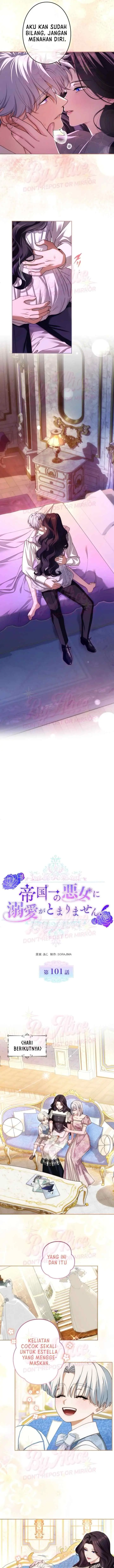 Teikoku Ichi no Akujo ni Dekiai ga Tomarimasen chapter 101 halaman 9