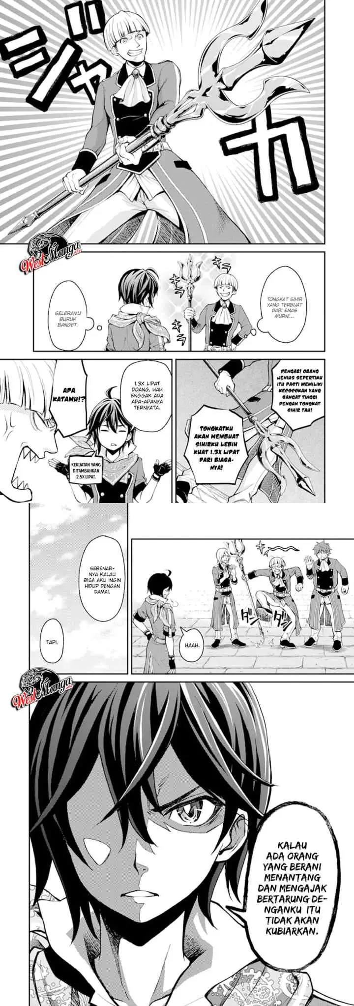 Saisoku Musou No B-Kyuu Mahou Tsukai: Ippatsu Utareru Mae Ni Senpatsu Uchikaesu! chapter 4.1 halaman 5