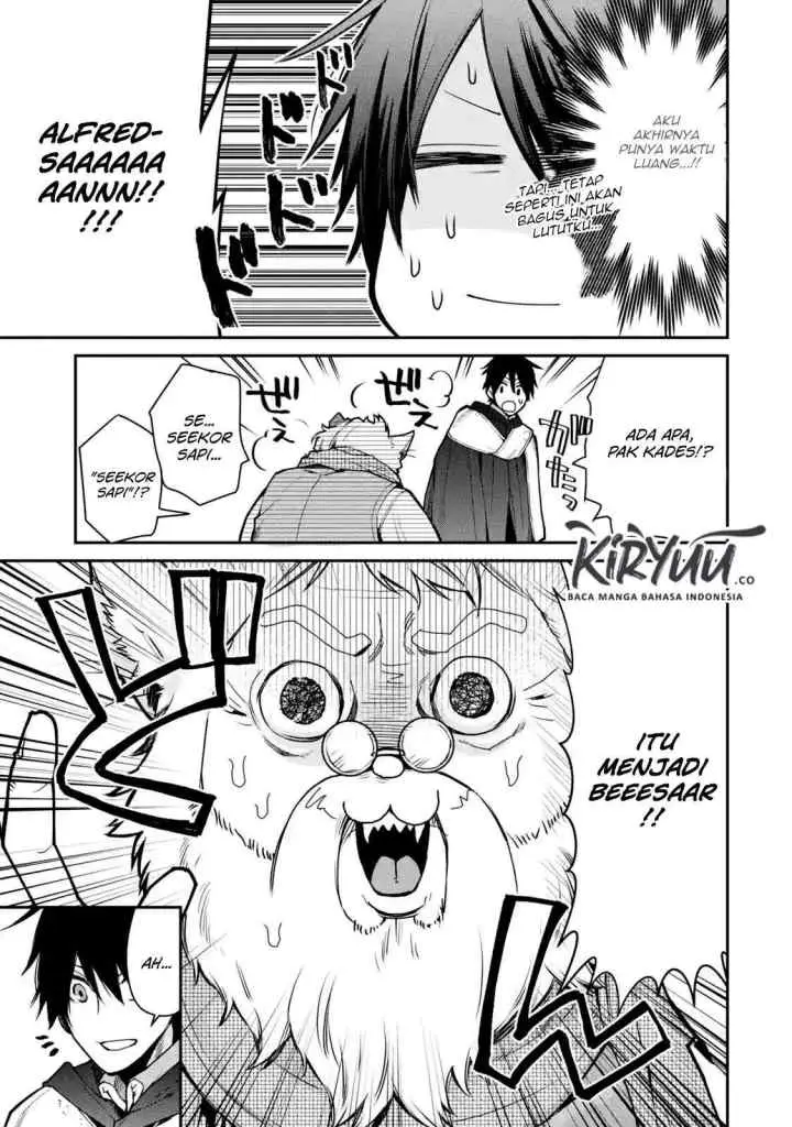 Saikyou no Madoshi. Hisa ni Ya wo Ukete Shimatta no de Inaka no Eihei ni Naru chapter 7.1 halaman 4