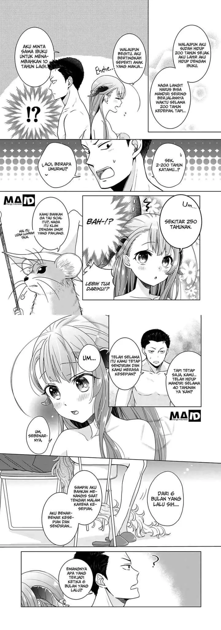 Kitaku Tochuu de Yome to Musume ga Dekita n dakedo Dragon datta chapter 3 halaman 4