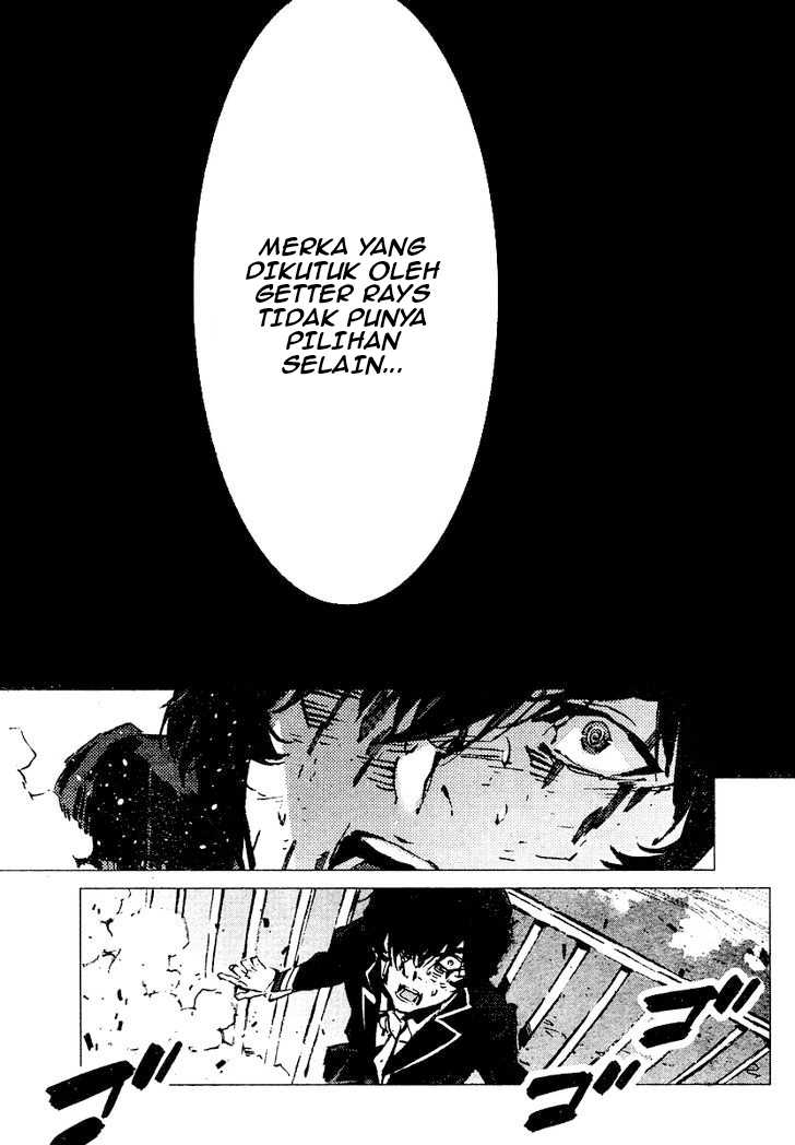 Getter Robo Devolution: Uchuu Saigo no 3-punkan chapter 3 halaman 28