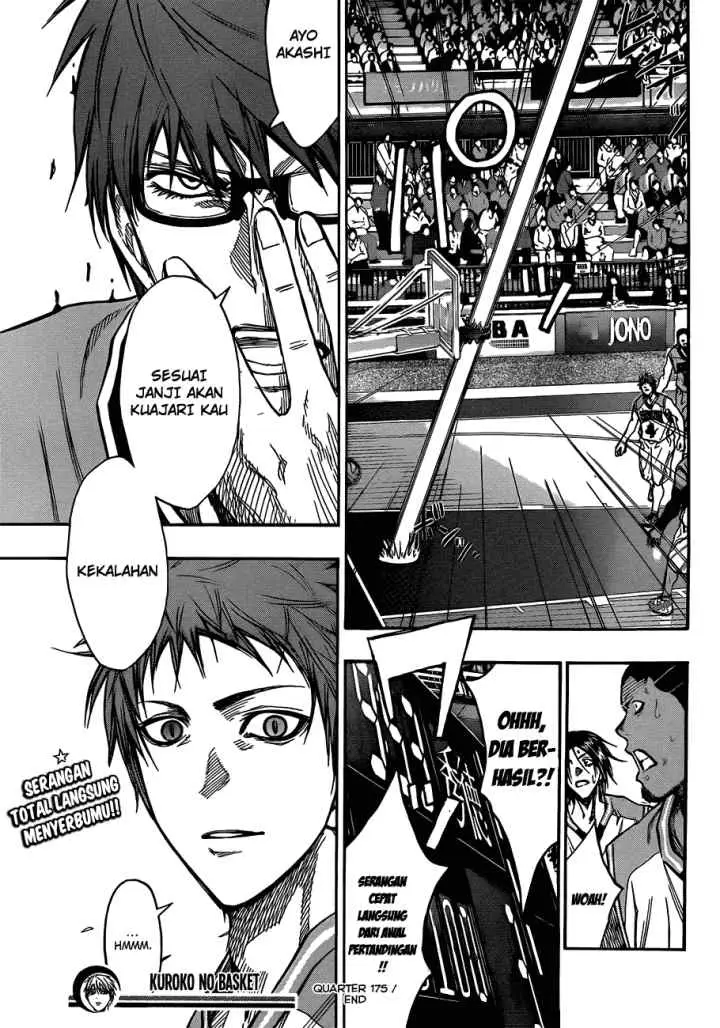Kuroko no Basuke chapter 175 halaman 17