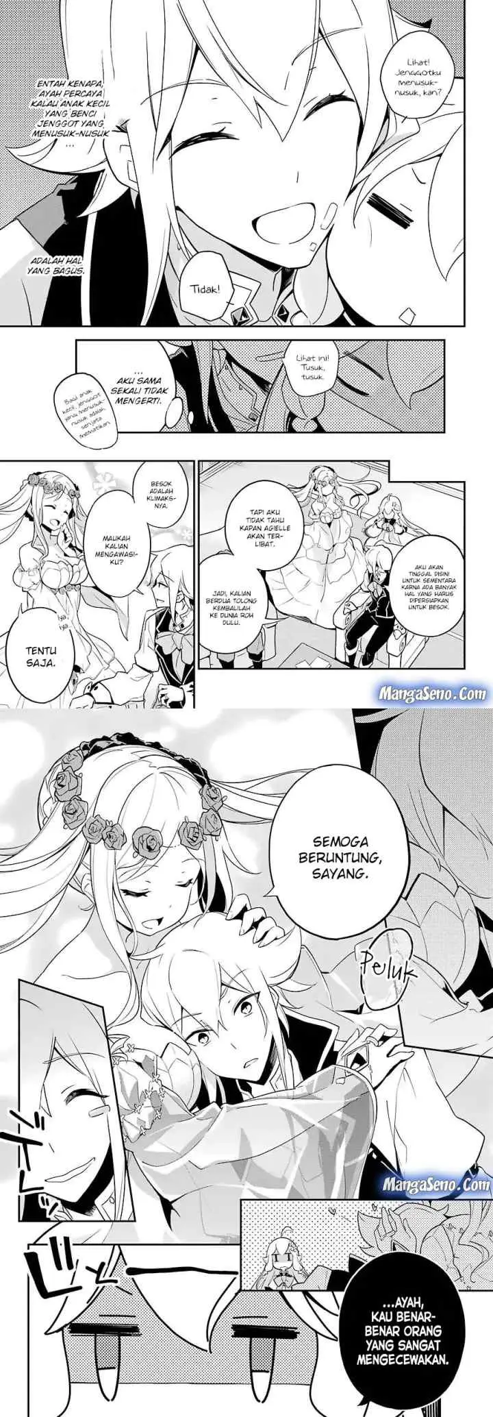 Chichi wa Eiyuu Haha wa Seirei Musume no Watashi wa Tenseisha chapter 4 halaman 4