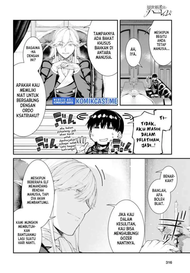 Isekai Meikyuu de Harem wo chapter 64 halaman 7