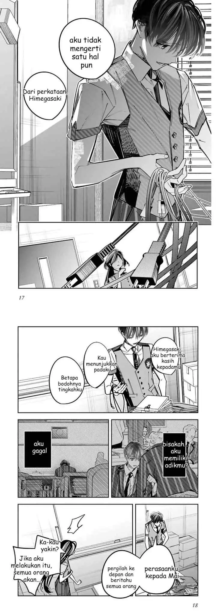 Death Game Manga no Kuromaku Satsujinki no Imouto ni Tensei shite Shippai shita chapter 14 halaman 8