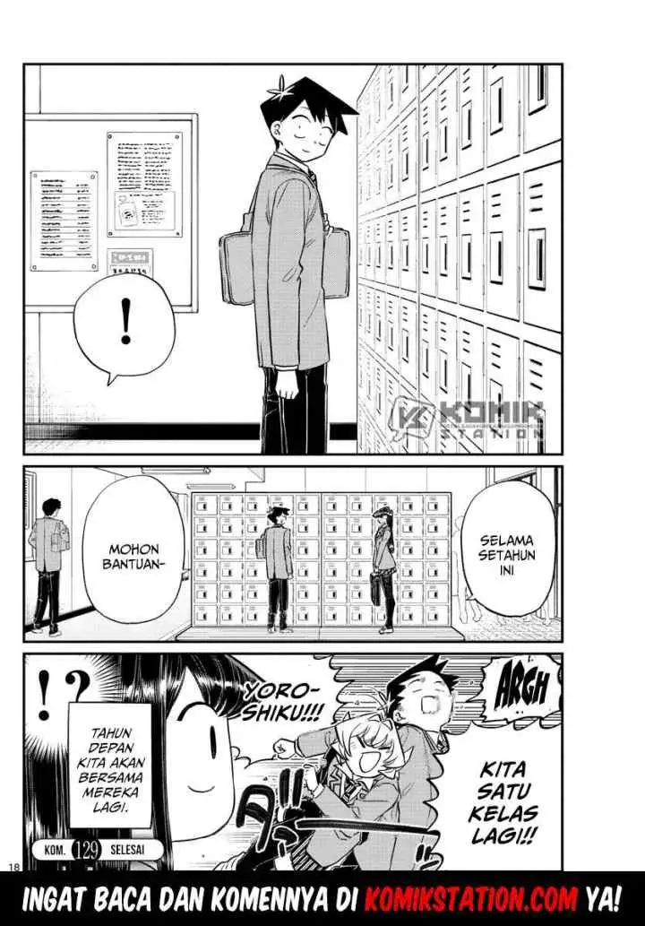 Komi-san wa Komyushou Desu chapter 129 halaman 20