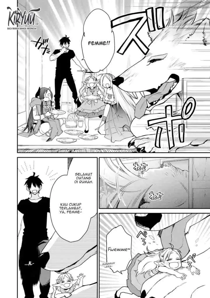 Saikyou no Madoshi. Hisa ni Ya wo Ukete Shimatta no de Inaka no Eihei ni Naru chapter 11.3 halaman 6