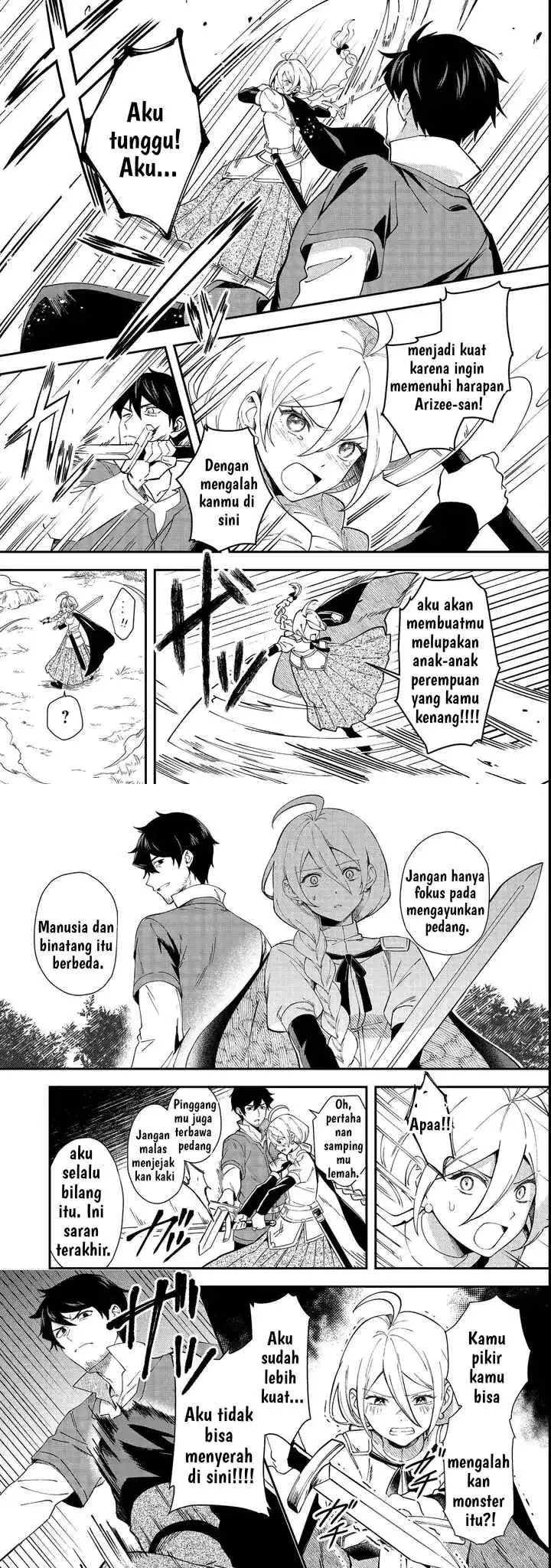 Hirotta Dorei-tachi ga Tabi datte Haya Juunen, Naze ka Ore ga Densetsu ni Natteita chapter 1 halaman 12