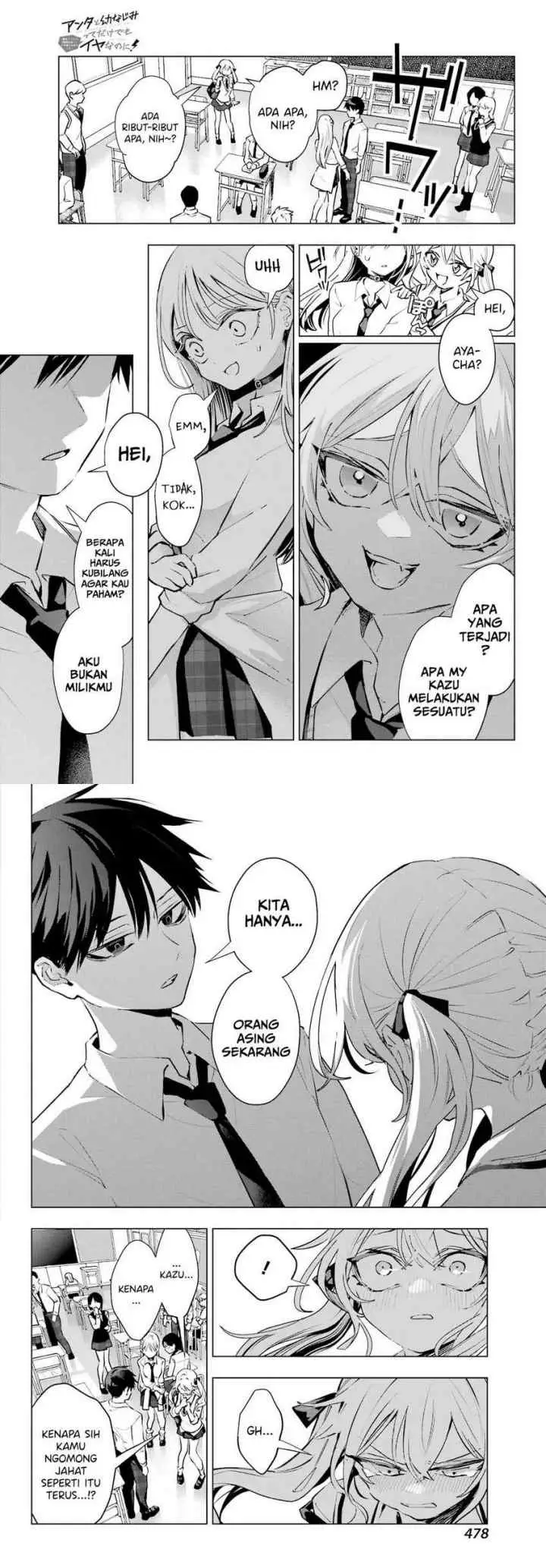 Anta to Osananajimitte dake demo Iyananoni! ~Zekkou kara Hajimaru S-kyuu Bishoujo to no Gakuen Nariagari Seikatsu~ chapter 5 halaman 9
