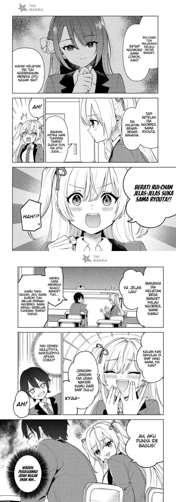 Inkyaa no ore ga sekigae de S-kyuu bishoujo ni kakomaretara himitsu no kankei ga hajimatta chapter 3 halaman 5