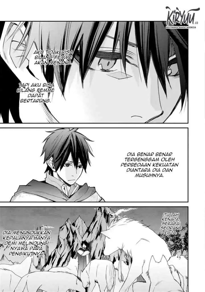 Saikyou no Madoshi. Hisa ni Ya wo Ukete Shimatta no de Inaka no Eihei ni Naru chapter 12.1 halaman 15