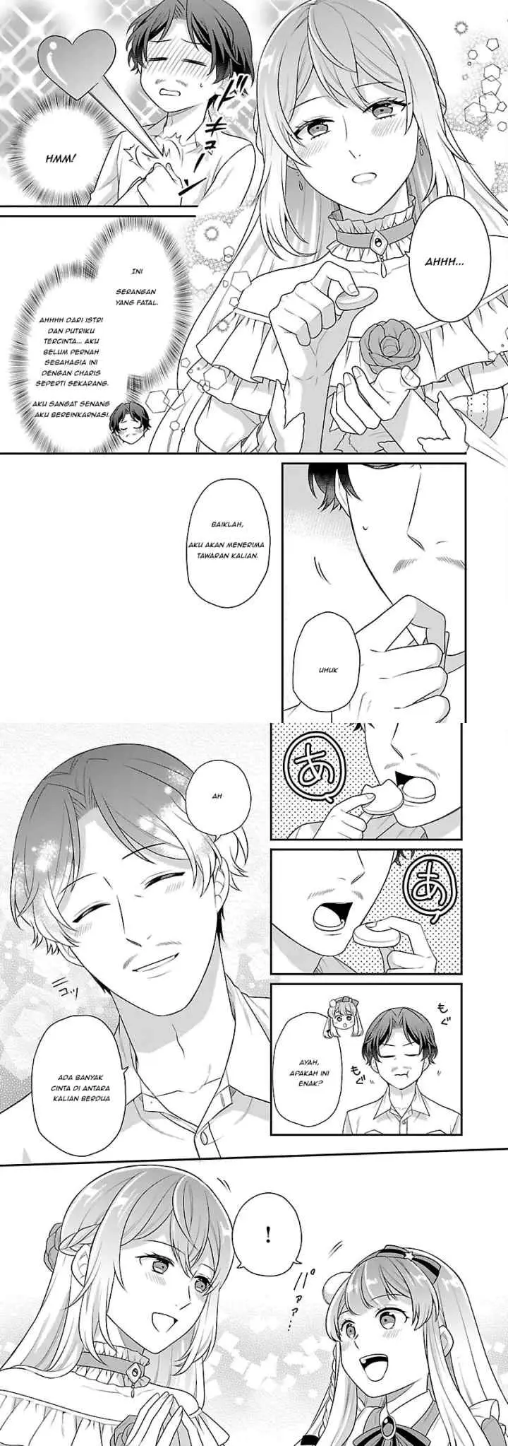 Akuyaku Reijou no Chichioya ni Tensei shitanode, Tsuma hingga Musume wo Dekiai shimasu chapter 2 halaman 14