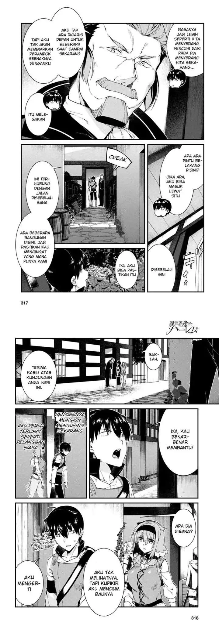 Isekai Meikyuu de Harem wo chapter 20 halaman 4