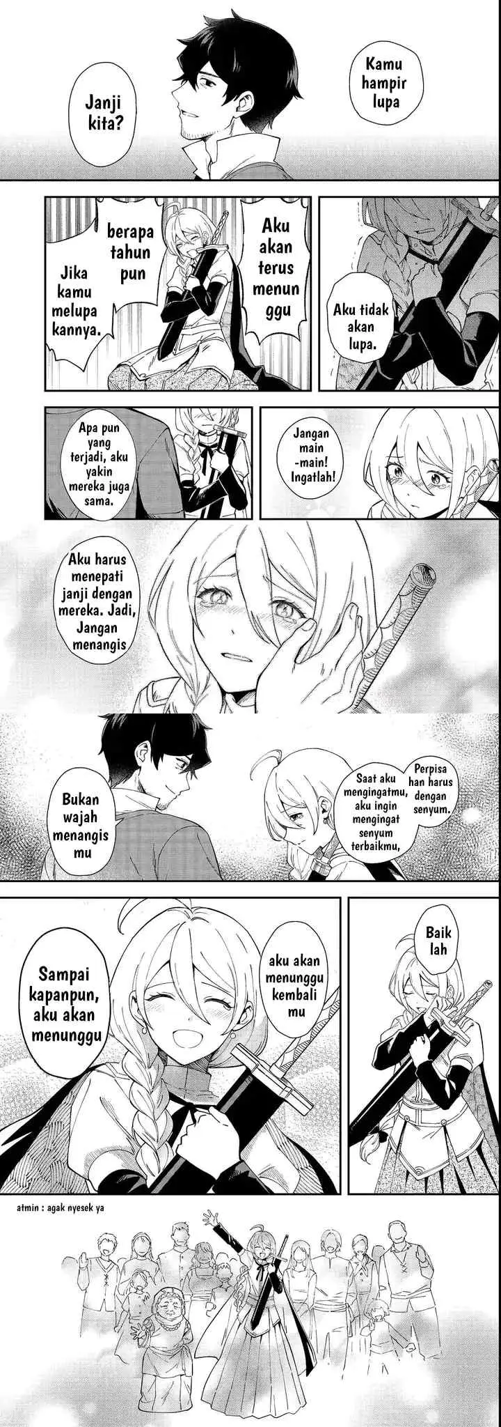 Hirotta Dorei-tachi ga Tabi datte Haya Juunen, Naze ka Ore ga Densetsu ni Natteita chapter 1 halaman 16