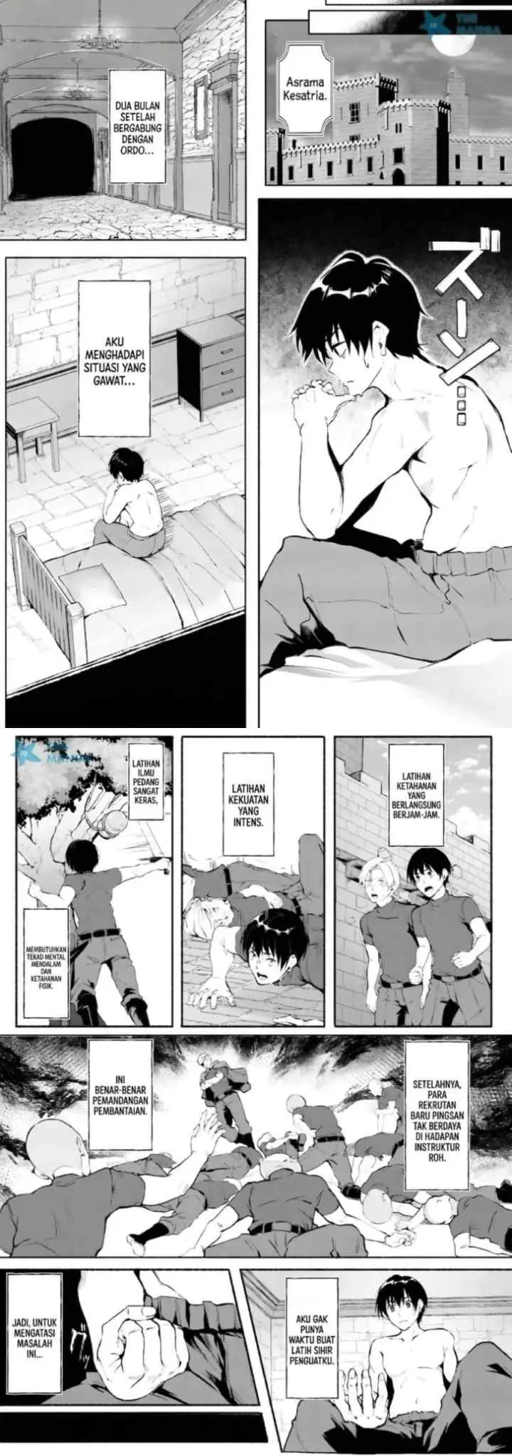 Ippan Heishi ga Tensei Tokuten ni -Mugen Saisei- wo Moratta Kekka, Amata no Bijo ni Nerawareta chapter 1 halaman 6