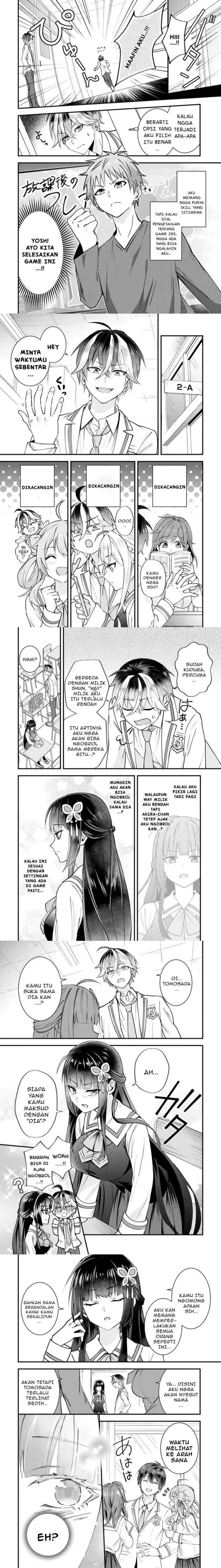 Yarikonda Ren'ai Game no Akuyaku ni Tensei Shita Node, Gensaku Chishiki de Hiroin o Kōryaku Shimasu chapter 1 halaman 9