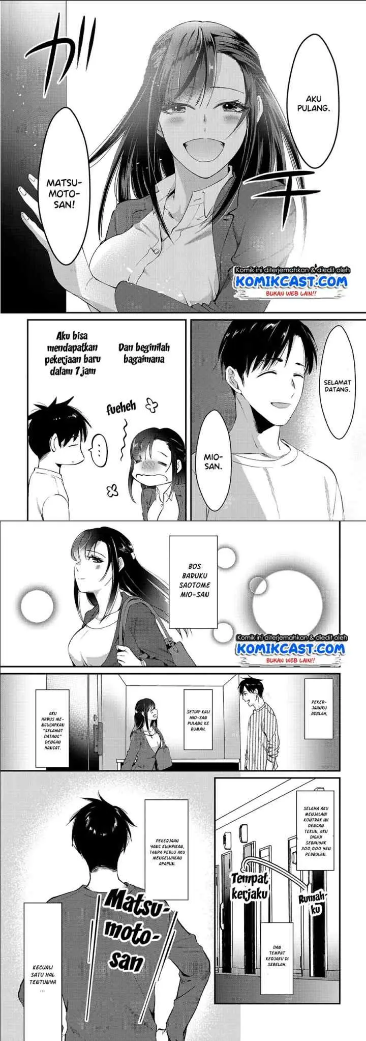 It's Fun Having a 300,000 yen a Month Job Welcoming Home an Onee-san Who Doesn't Find Meaning in a Job That Pays Her 500,000 yen a Month chapter 1 halaman 15
