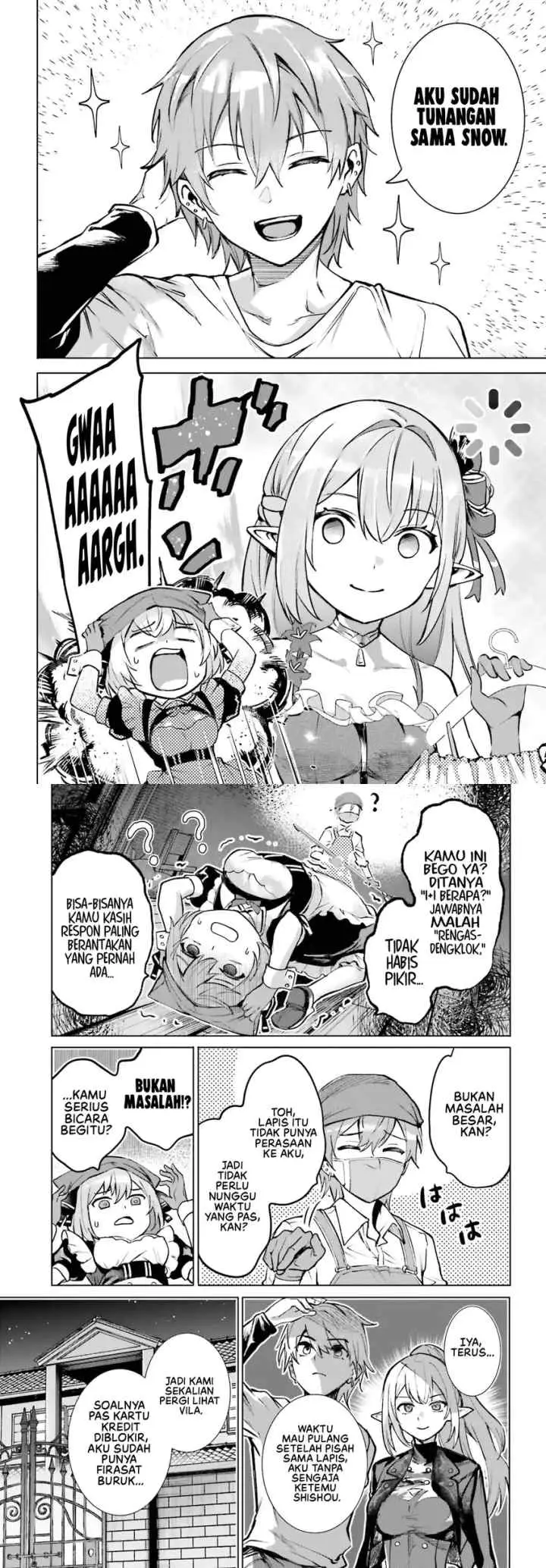 Danshi Kinsei Game Sekai de Ore ga Yarubeki Yuiitsu no Koto - Yuri no Ma ni Hasamaru Otoko to Shite Tensei shite shimaimashita chapter 14 halaman 10