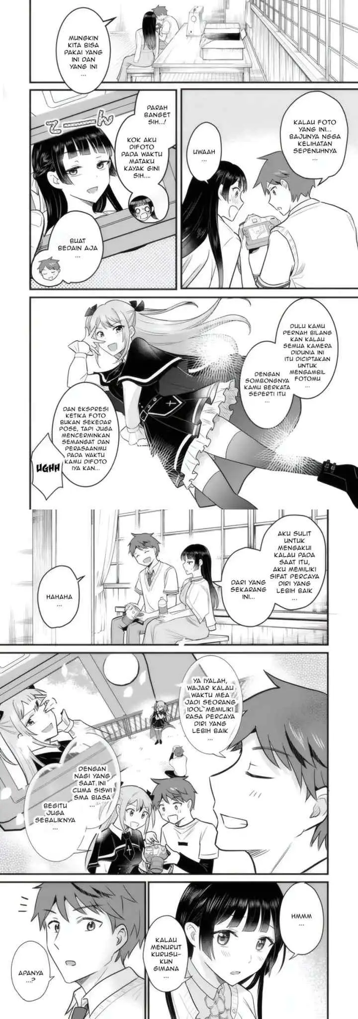 Uchi no Seiso-kei Iinchou ga Katsute Chuunibyou Idol Datta Koto wo Ore Dake ga Shitteiru chapter 4 halaman 17
