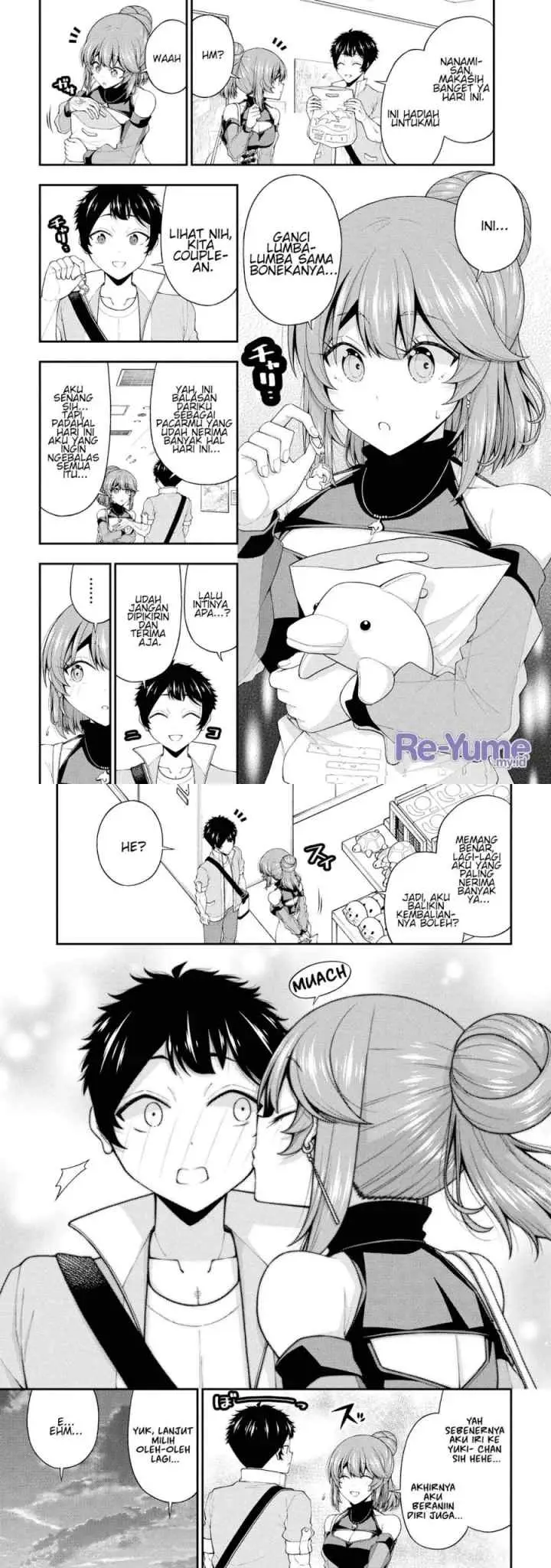 Inkya no Boku ni Batsu Game ni Kokuhaku Shitekita Hazu no Gyaru ga, Doumitemo Boku ni Betahore Desu chapter 24 halaman 13