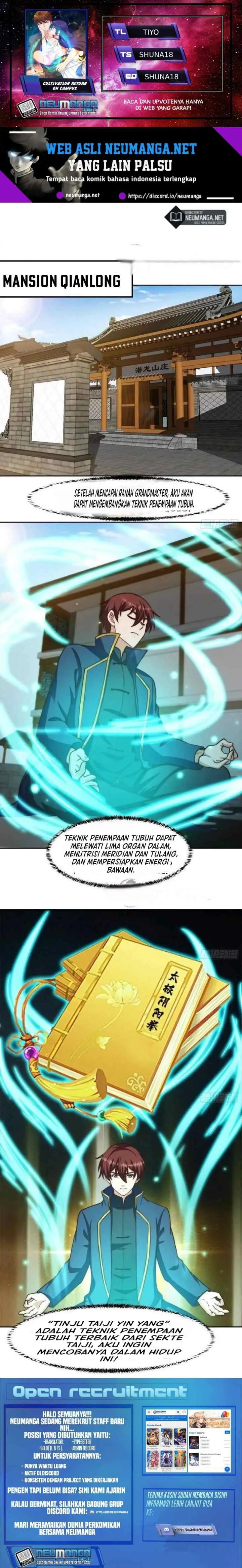 Cultivation Return on Campus chapter 376 halaman 4