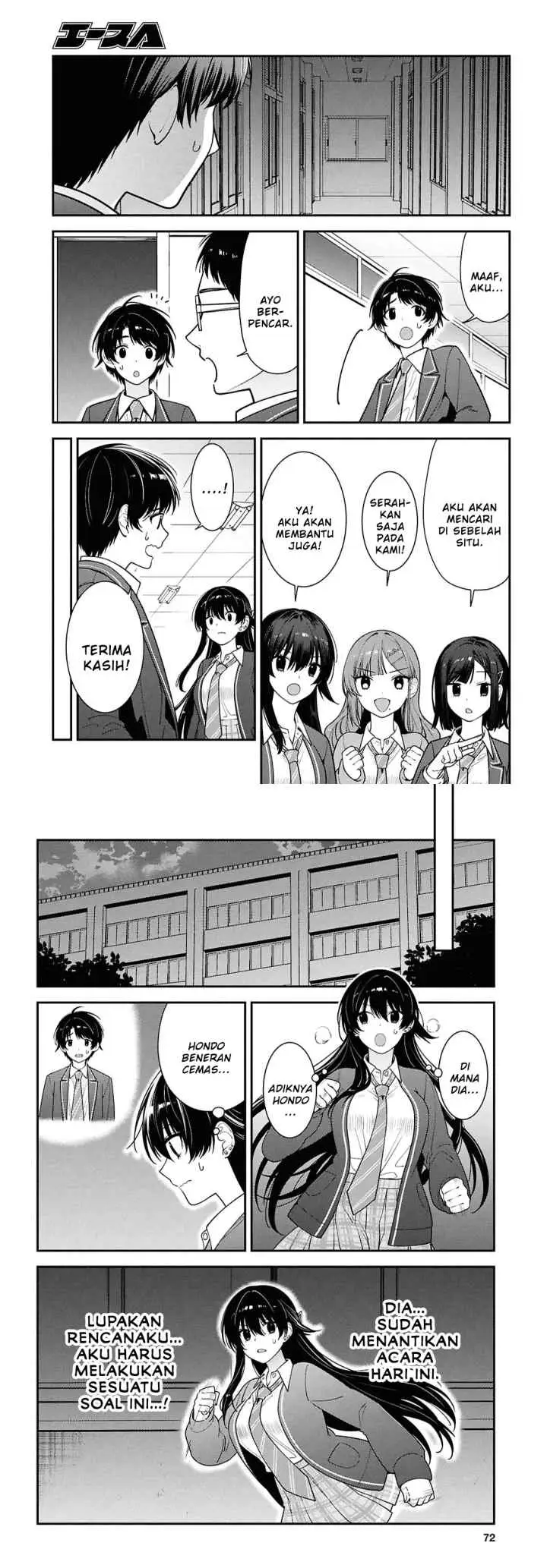 Tonari no Seki no Yankee Shimizu-san ga Kami o Kuroku Sometekita chapter 15 halaman 5