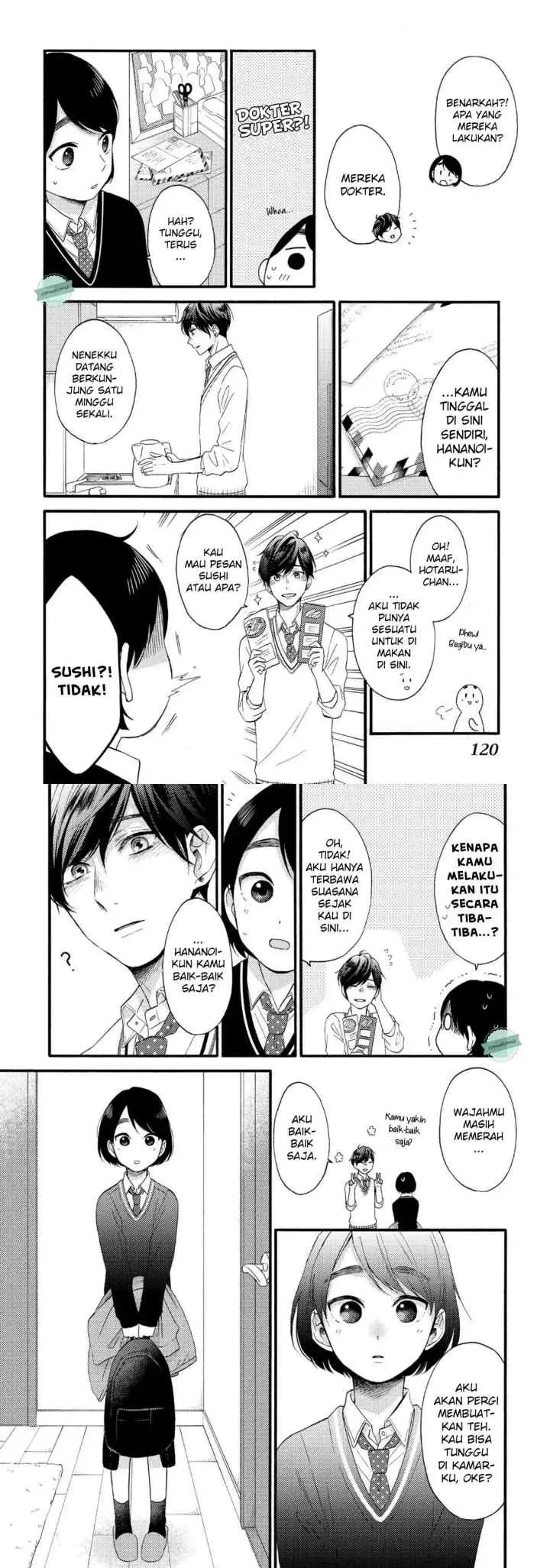 Hananoi-kun to Koi no Yamai chapter 3 halaman 8