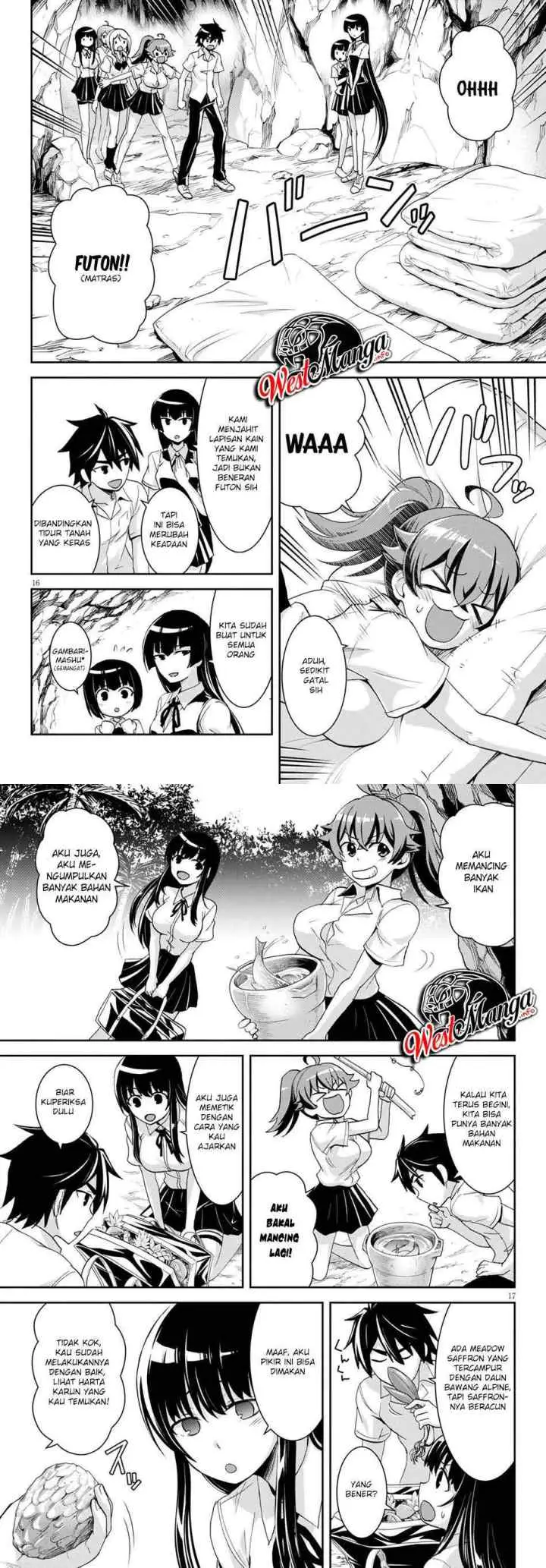 Isekai Yurutto Survival Seikatsu: Gakkou no Minna to Isekai no Mujintou ni Tenishitakedo Ore Dake Rakushou desu chapter 7 halaman 11