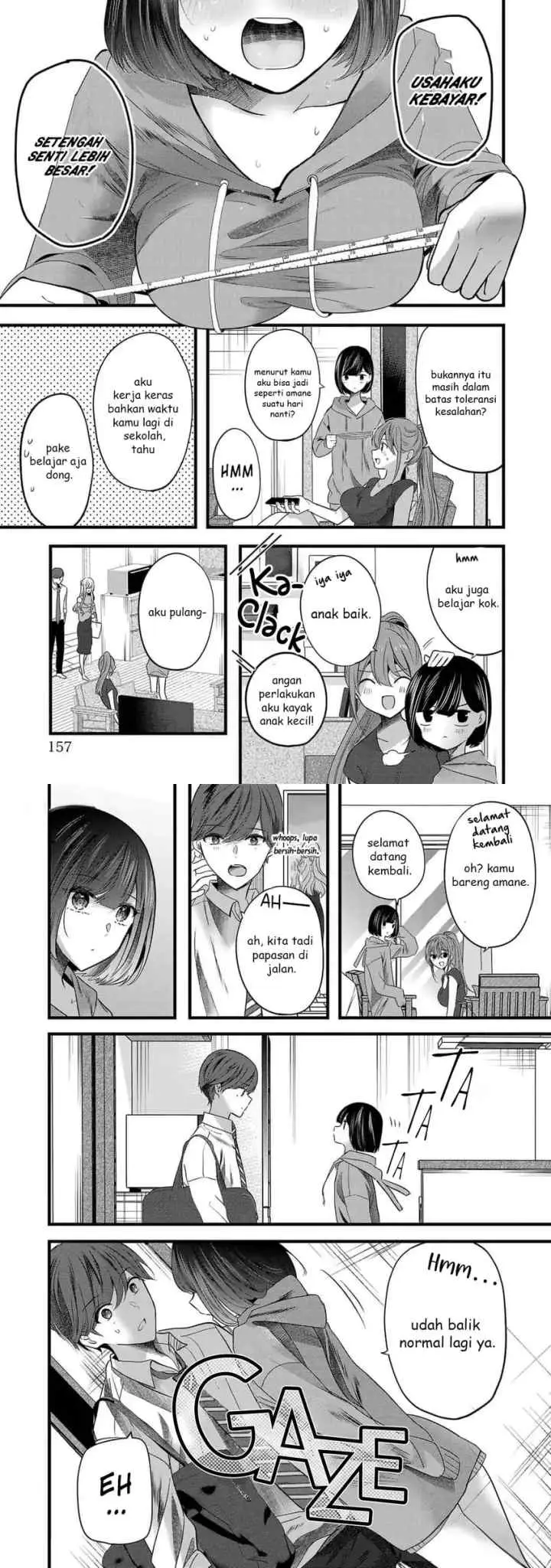 Kimi ni Koisuru Sanshimai chapter 12 halaman 11