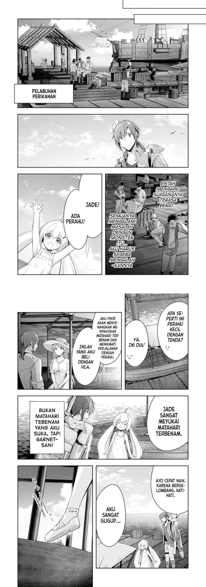 Uketsukejo ni Kokuhaku Shitakute Girudo ni Kayoitsumetara Eiyu ni Natteta chapter 5 halaman 14