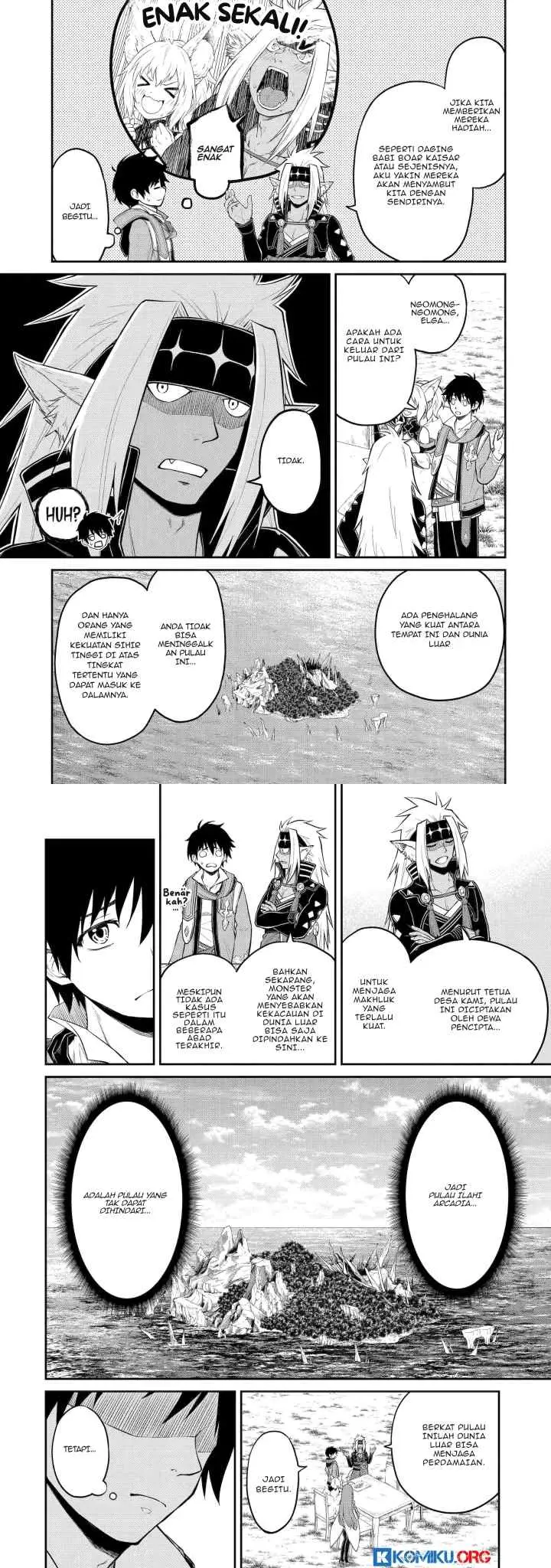 Tenseishitara Saikyou Shutachi ga Sumau Shima deshita. Kono Shima de Slow Life wo Tanoshimimasu chapter 7 halaman 4